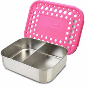 Lunchbot-Duo-pink-Edelstahl-Vorratsdose-1