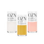 OZN - Naturkosmetik - Veganes Nagellack-Set Sunshine in weiß, gelb und rosa