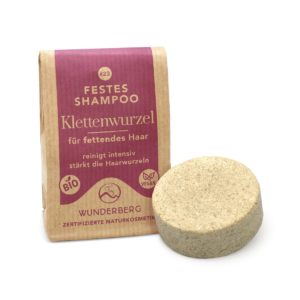Festes Shampoo Klettenwurzel für fettendes Haar