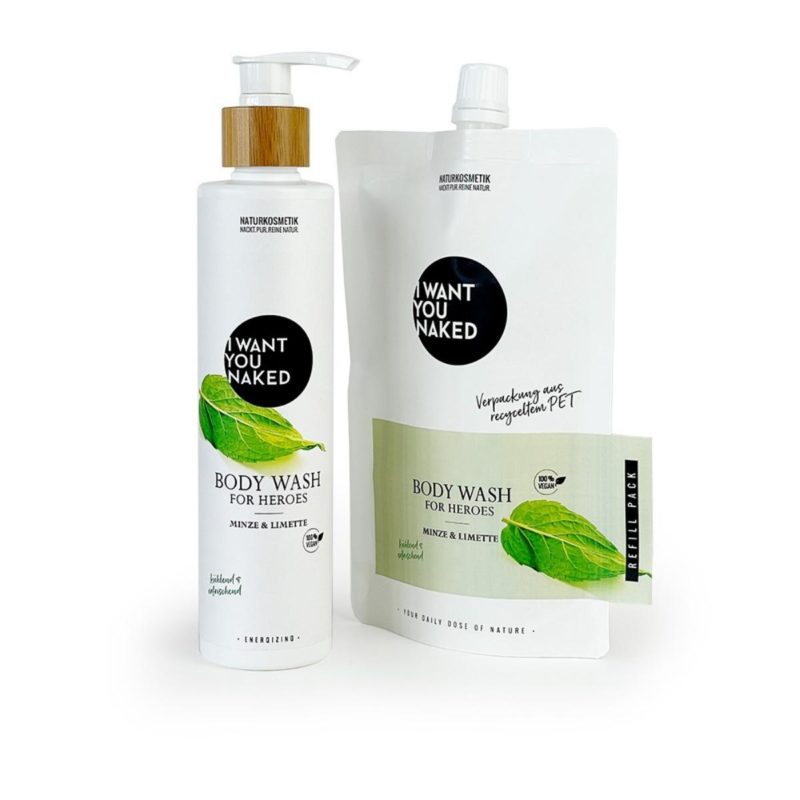 Bodywash Seife mit Refill Beutel
