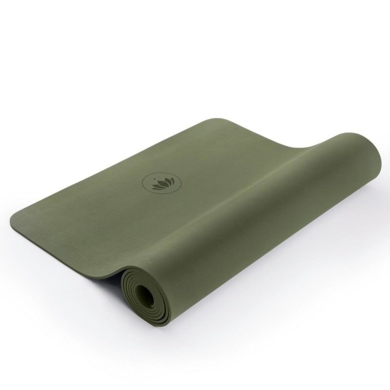 Oliv grüne Yogamatte Thrive von Lotuscrafts