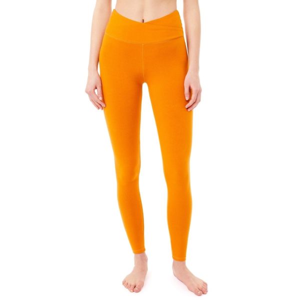 Yoga Leggings in Farbe Safran