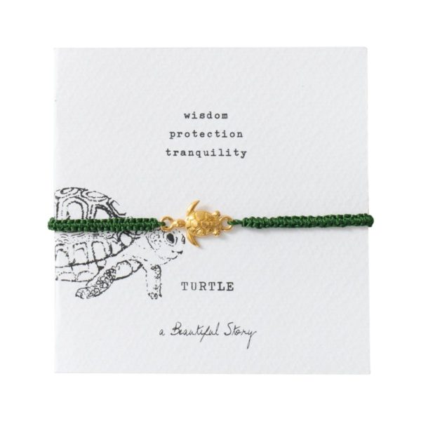 Symbol Schildkröte Gold Armband