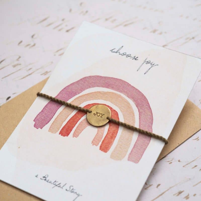 Choose Joy Schmuck Postkarte