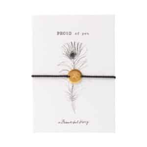 Schmuck Postkarte SW Pfau