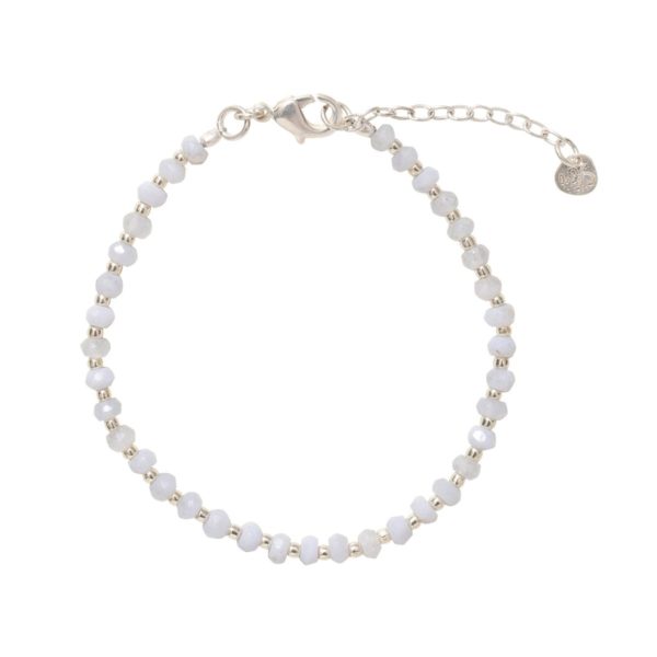 Energie Blue Lace Agate Silber Armband