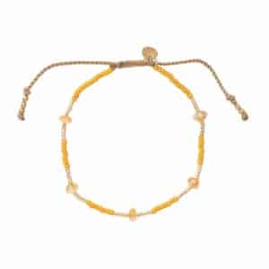 Warrior Citrin Gold Armband