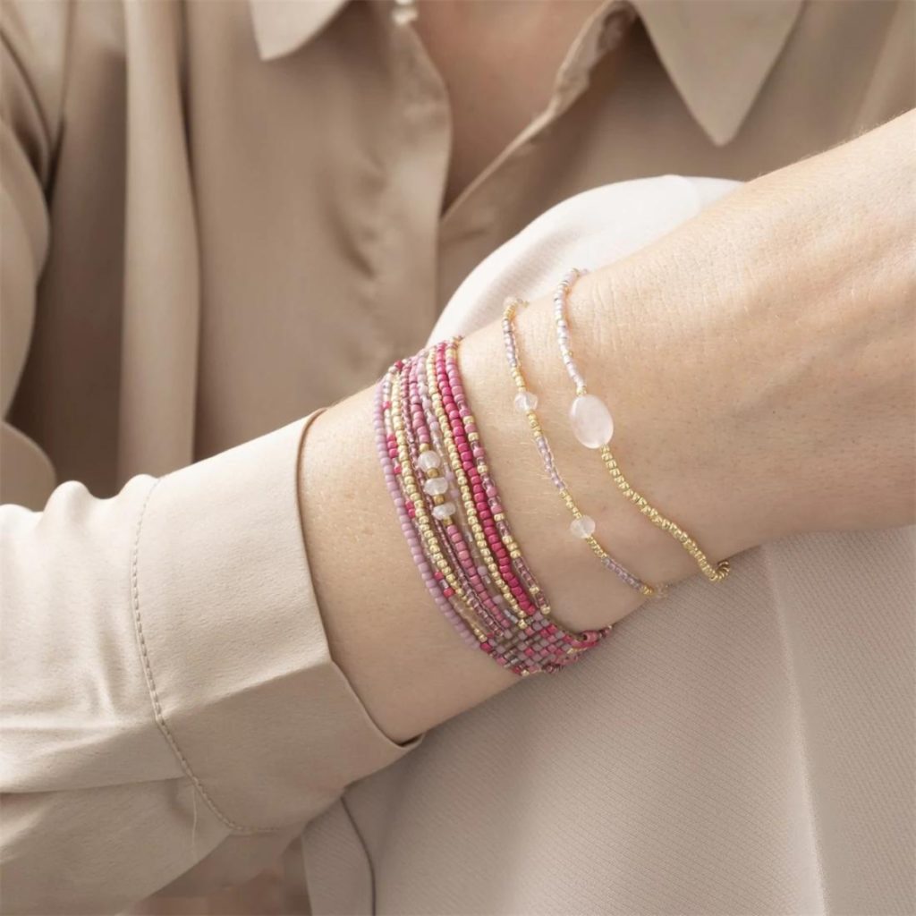 Warrior-Rose-Quartz-Armband