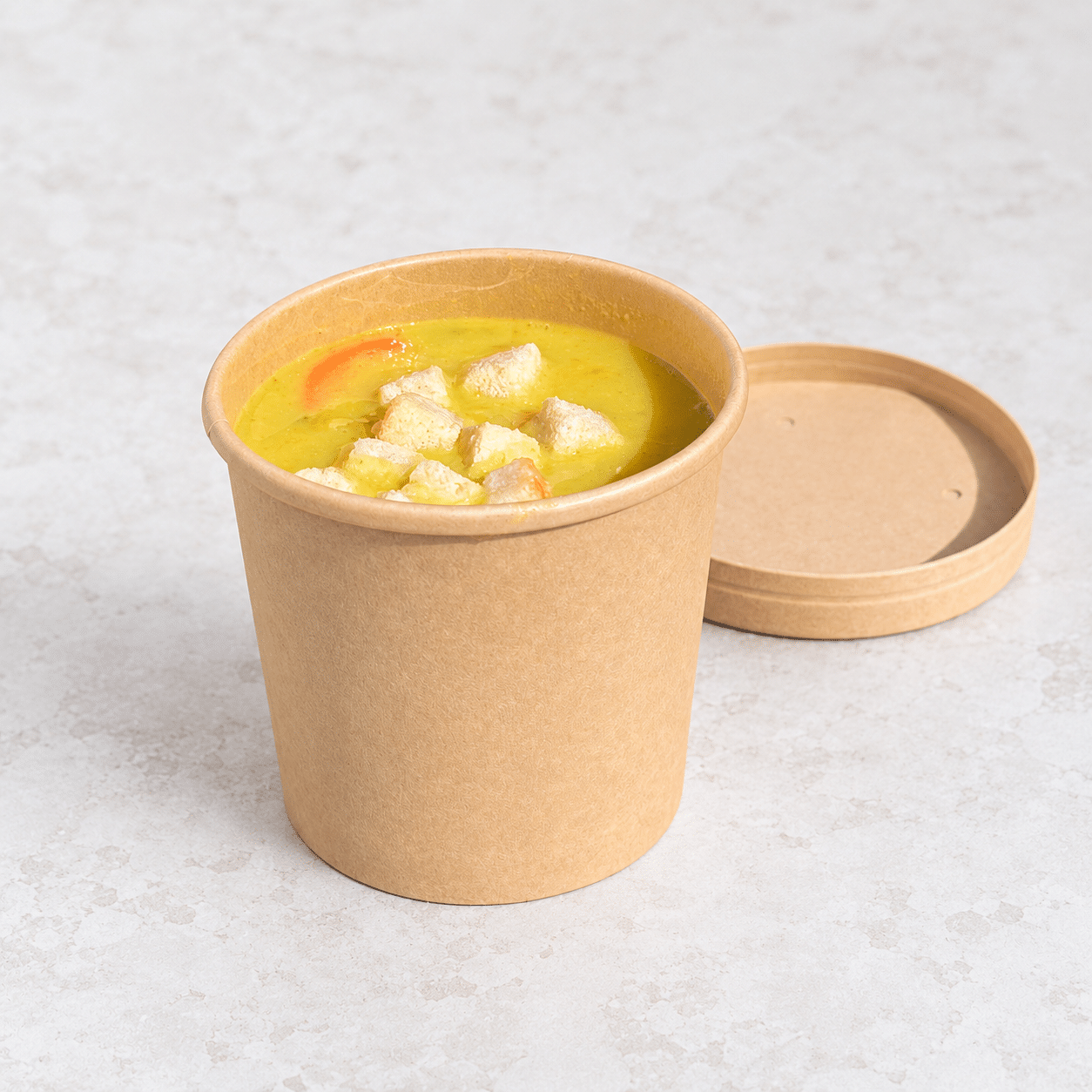 Mangolds Cremesuppe im Becher
